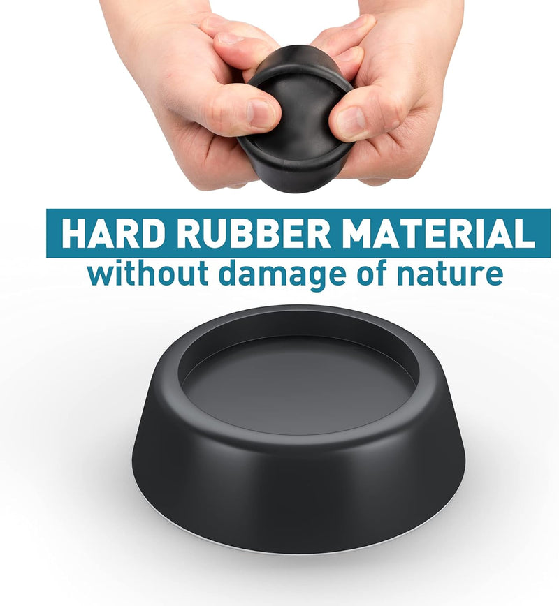 Washing Machine Feet Pad, VIBIRIT Anti Vibration Rubber Feet No-Slip Flooring Protector Shock Absorbing Washer Feet Pad for Dryer Refrigerator Treadmill Table Chair