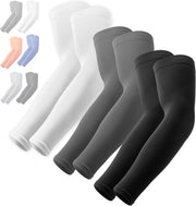 OutdoorEssentials UV Sun Protection Arm Sleeves - Compression Arm Sleeve, UV Arm Sleeves Men, Women - Golf Cooling Sleeves - multi