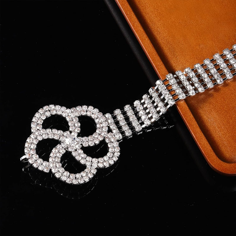 Crystal Waist Belt, Fashionable Women's Belts, Diamond Waistband for Dresses, Adjustable Chain Belt for Jeans, Elegant Ladies Belt, Versatile Waist Belt for Casual and Party Wear