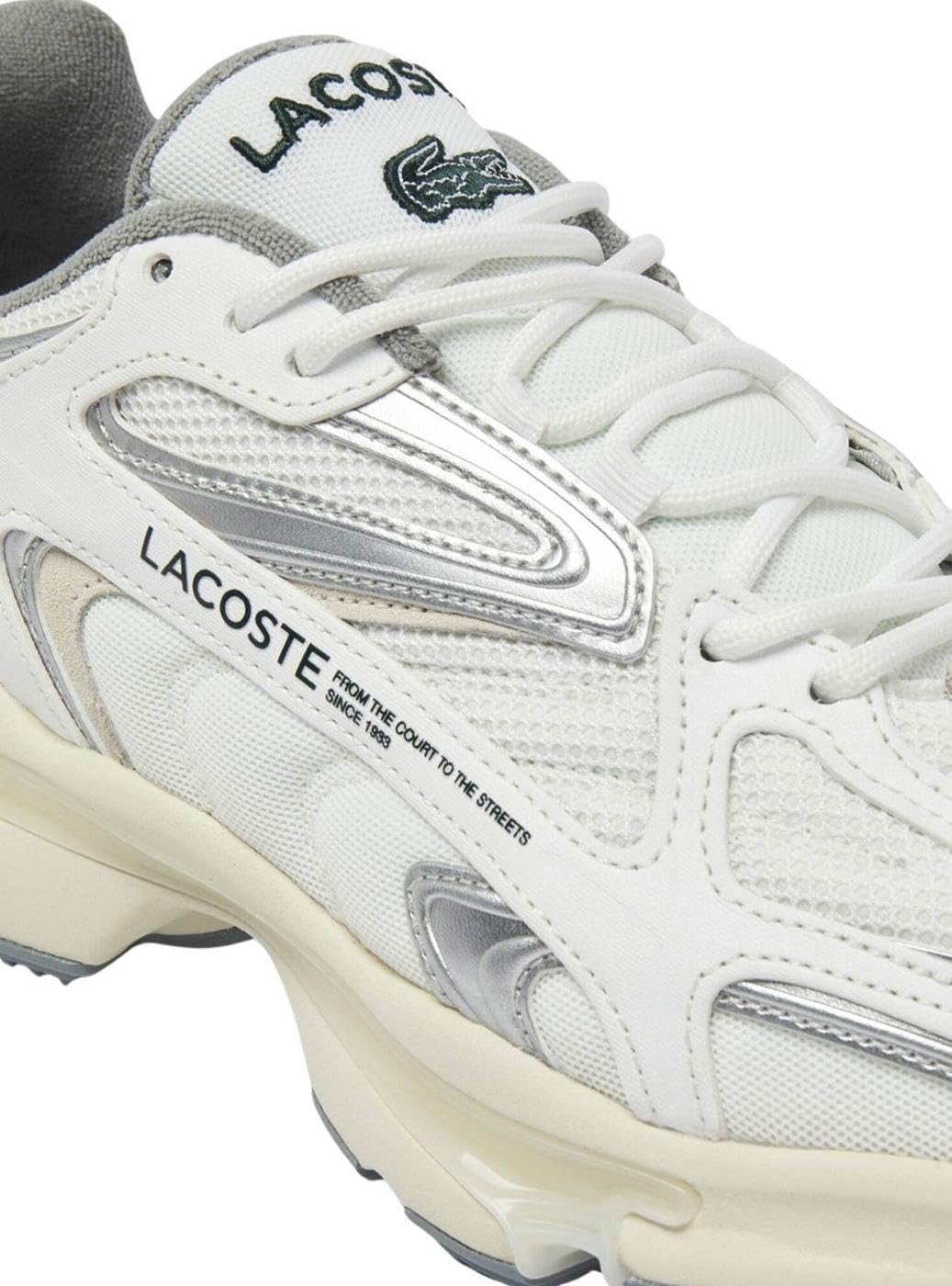 L003 2K24 224 1 SMA Sneakers for Men 9.5 White/Grey, 44 EU – image 6