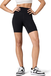 womens Dri-Fit ONE HR 8IN PKT Casual Shorts (pack of 1) - BLACK/(BLACK)