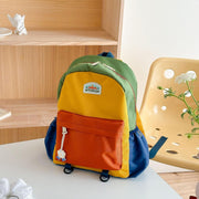 Kids Backpack, 27x13x34cm, Colourful Oxford Fabric School Bag, Lightweight Travel Rucksack for Boys and Girls