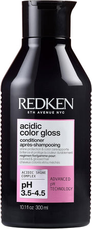 Acidic Color Gloss Conditioner for Color-Treated Hair Enhances Shine & Longevity 300ml - Lemon 300ml