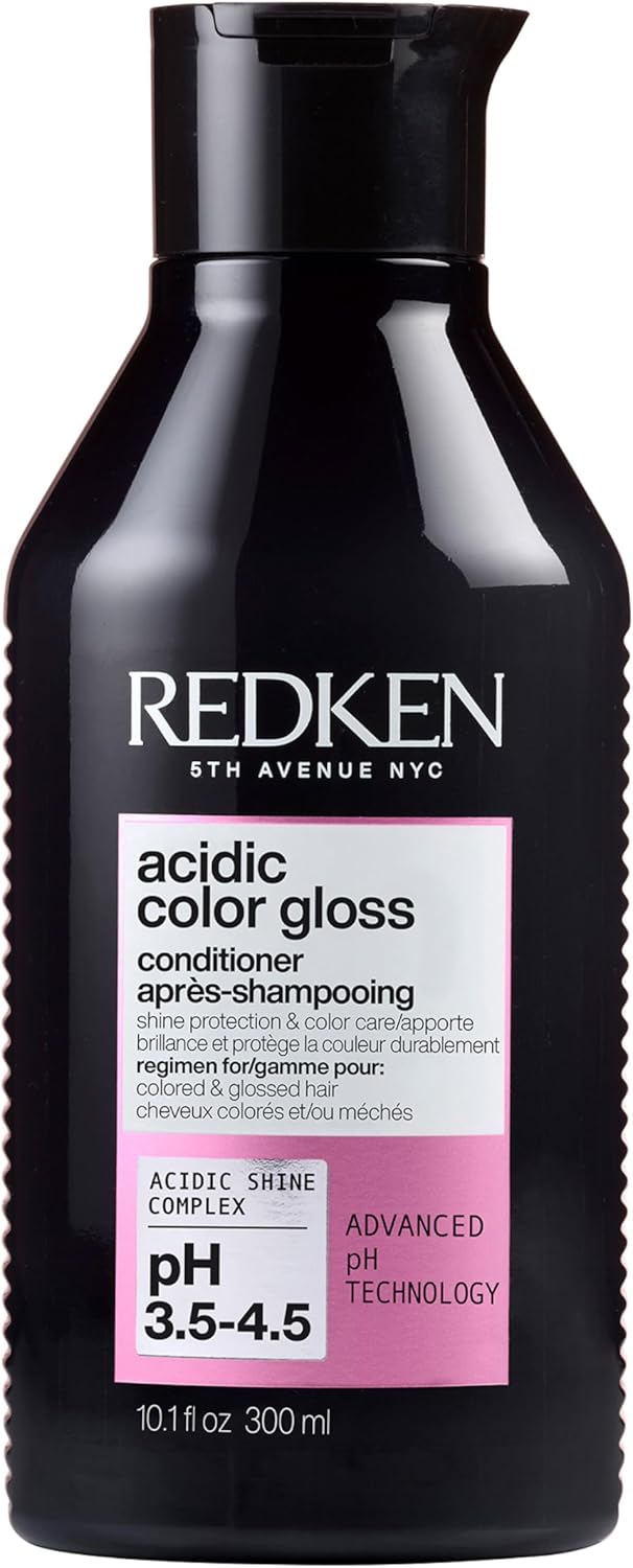 Acidic Color Gloss Conditioner for Color-Treated Hair Enhances Shine & Longevity 300ml - Lemon 300ml