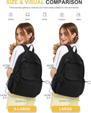 VECAVE Lightweight Casual Laptop Backpack Purse for Women,Travel Backpack with laptop compartment