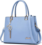 Womens Purses and Handbags Shoulder Bags Ladies Designer Top Handle Satchel Tote Bag - Light Blue 2