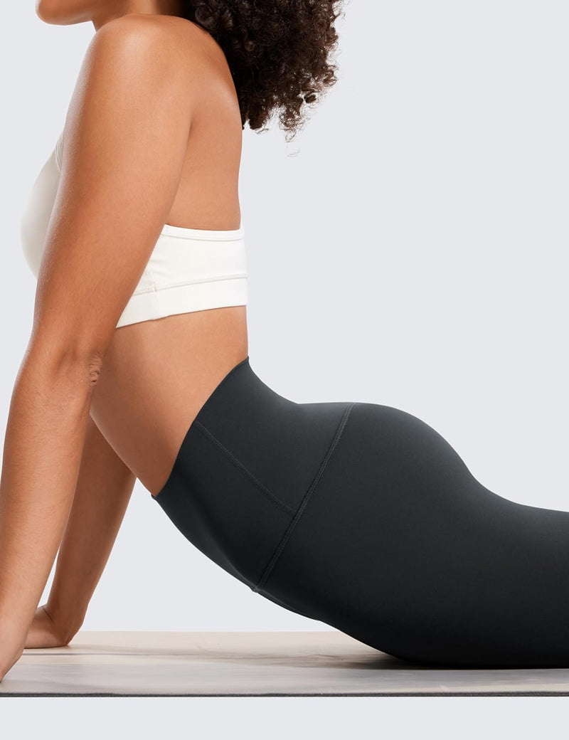 CRZ YOGA Women's Butter Luxe Leggings 25 Inches - High Waisted Buttery Soft Comfort Lounge Leggings