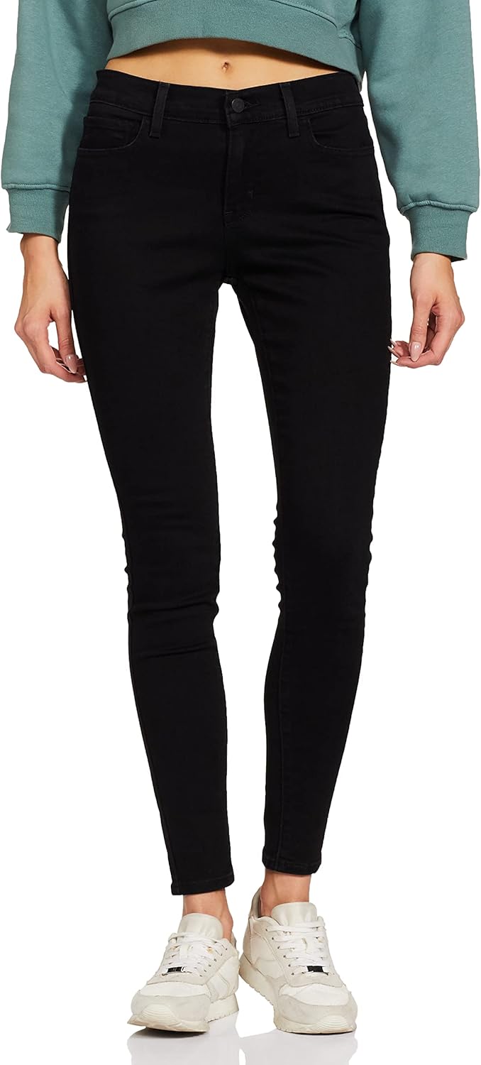 Levi's Women's Regular Jeans, Black, 26