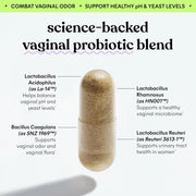 Purr l Probiotics for Women - Promotes pH Balance, Healthy l Odor & Urinary Tract Health w/Lactobacillus Blend, Clinically Tested Strains, Pineapple & Vitamin C - 60 Veggie Capsules