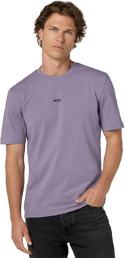 mens Center Logo Regular Fit T-shirt T-Shirt - Purple Sage