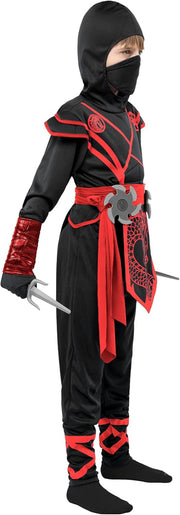 Spooktacular Creations Dragon Ninja Costume for Kids Halloween Party, Ninja Outfit Set, Carnival Costume Party