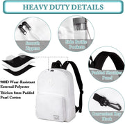 VASCHY Backpack for Women Men, Ultra Lightweight School Bag for Kids Teen Boys Girls, Casual Daypack Work, Travel