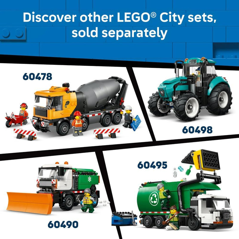City Jet vs. Car 60489 Building Toy, Plane, Supercar plus Pilot & Driver Minifigures, Play Set, Gift for 6+ Year Old Boys & Girls, 259 Pieces