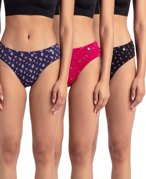 Women 1410_Pack of 3 Panty (pack of 3) - Dark Print Assorted
