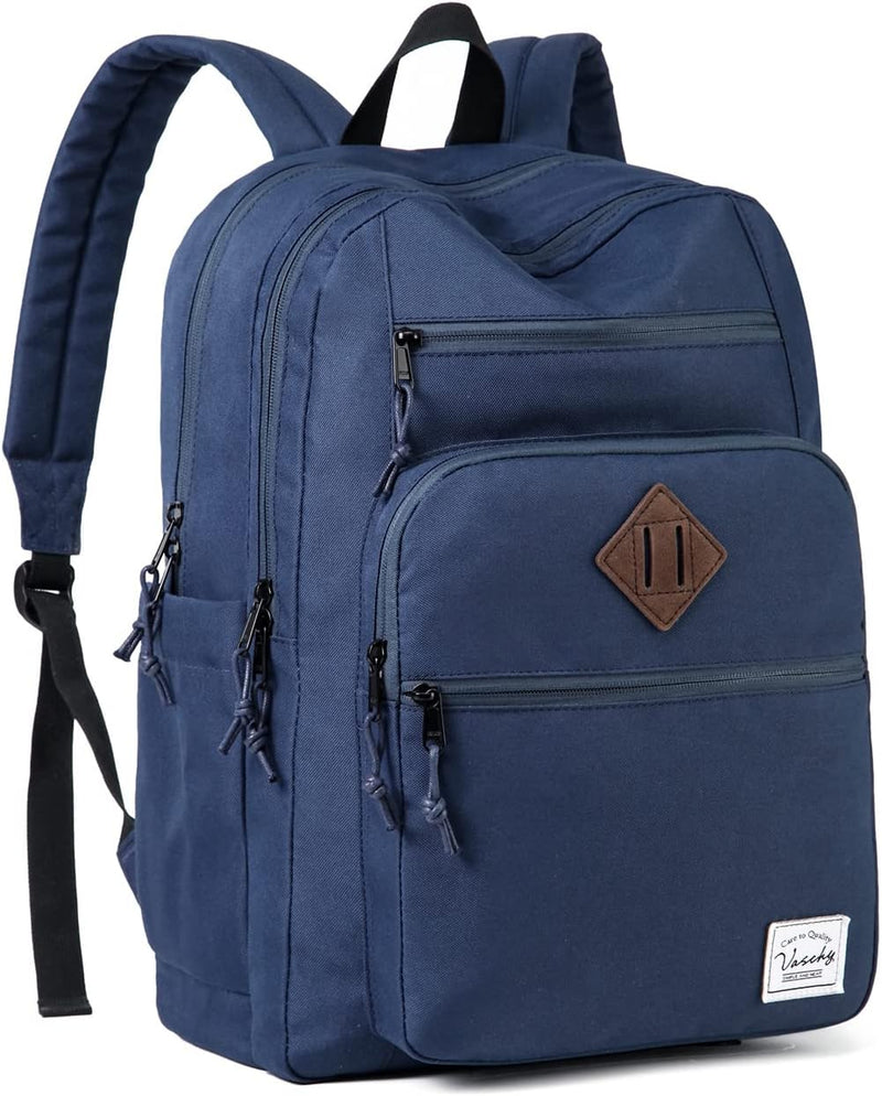 VASCHY School Backpack for Women, Unisex Large Bookbag Schoolbag Casual Daypack for High School/College/Teens/Travel/Work