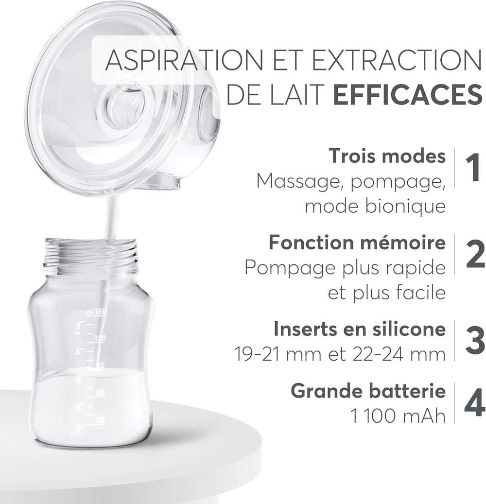 KIKKABOO Wearable electric breast pump Noa Mint