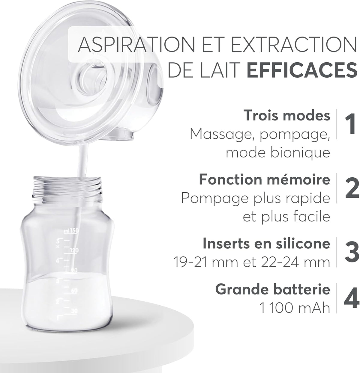 KIKKABOO Wearable electric breast pump Noa Mint – image 8