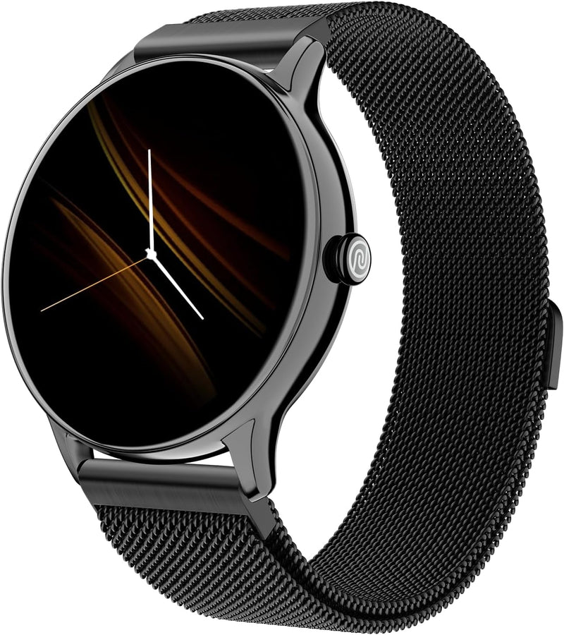 Noise Twist Go Round dial Smartwatch with BT Calling, 1.39" Display, Metal Build, 100+ Watch Faces, IP68, Activity Tracker, Oxymeter (SpO2), 24/7 Heart Rate Monitoring (Jet Black)