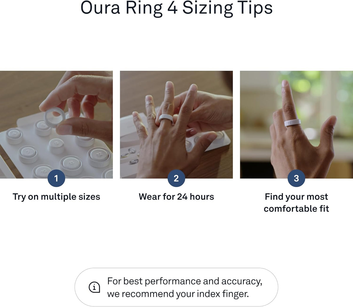 Oura Ring 4 Sizing Kit - Size Before You Buy - Unique Sizing Classification for Smart Rings - Receive Credit for Purchase – image 3