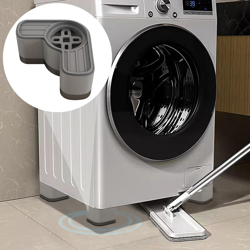 Vibration Pads for Washer and Dryer - 4X Washer Dryer Pedestal,Shock-Absorbing Heighten Stabilizer, Noise Reduction Appliance Accessories for Apartment Use