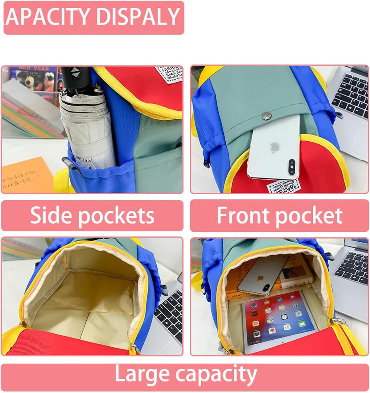 Preschool Toddler Backpack for Boys and Girls Age 2-6, Preschool Backpacks, Lightweight Small Kids School Bag, Elementary bag for Kindergarten, Daycare, Travel – image 4
