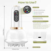 Angju Lymphatic Drainage Massager & Anti Cellulite Massage Tool, Body Sculpting Machine with Microcurrent, Light Heat & Vibration for Legs, Arms & Belly, Body, Helps Reduce Stretch Marks & Cellulite