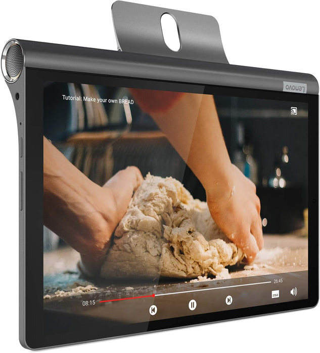 Lenovo Yoga Smart Tab (YT-X705F), 10.1 inch Tablet, Qualcomm Snapdragon 439 Processor, 3GB RAM, 32GB Storage, WiFi, Android OS, Iron Grey - [ZA3V0066AE]