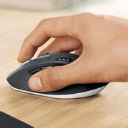Logitech MK850 Multi-device wireless keyboard and mouse, Bluetooth 2.4 GHz, flexible frame and wireless, 12 programmable keys, battery life 3 years, PC/Mac, QWERTY UK design - Black