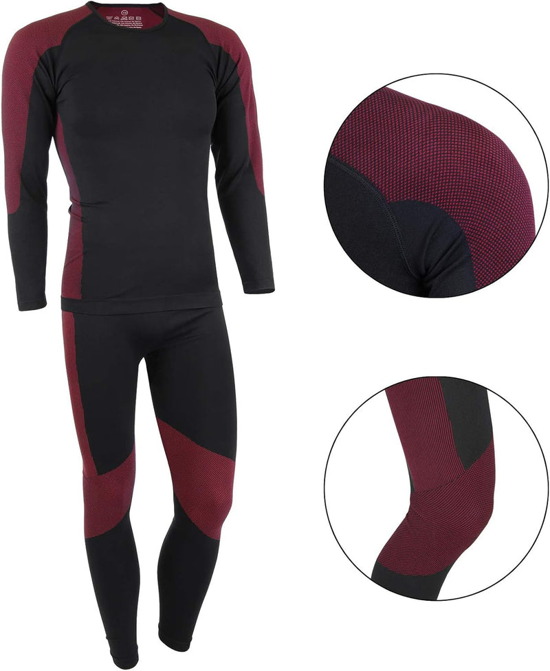 ALPIDEX Men's Functional Underwear Thermal Underwear Ski Underwear - Breathable, Warming and Quick Drying