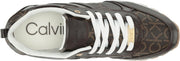 Calvin Klein Women's CARLLA Sneaker, BROWN MULTI 211, 9