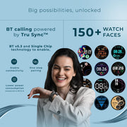 Noise Twist Go Round dial Smartwatch with BT Calling, 1.39" Display, Metal Build, 100+ Watch Faces, IP68, Activity Tracker, Oxymeter (SpO2), 24/7 Heart Rate Monitoring (Jet Black)