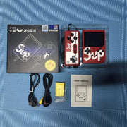 Sup Double Game Box 400 in 1 Retro Gaming Console Classic USB Charging Birthday Gift for Kids (Red)