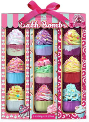 Winter in Venice Pamper Beautiful, Cupcake Bath Bombs, 9 Piece Set, 9 x 150g