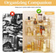 HANNEA® Makeup Organizer, 3 Tier Countertop Cosmetic Shelf Skincare Organizer Stand Corner Counter Storage Holder Clear Acrylic Vanity & Bathroom Organizer Capacity for Lotion, Jewelry, Makeup