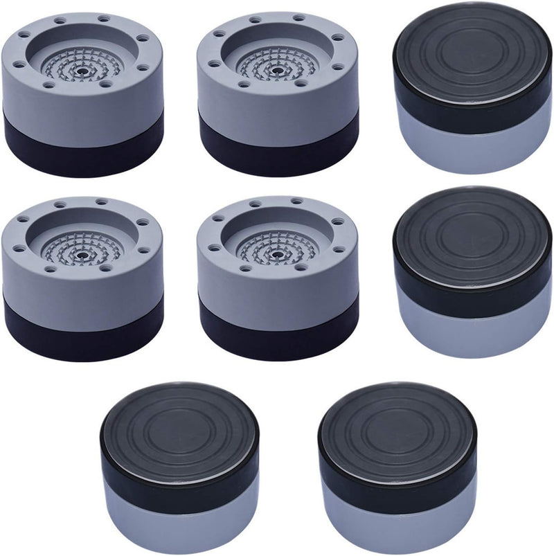 3.5cm/6cm/8cm Shock and Noise Cancelling Washing Machine Support,Washer and Dryer Anti-Vibration Pads, Washing Machine Foot Pads for All Washing Machine