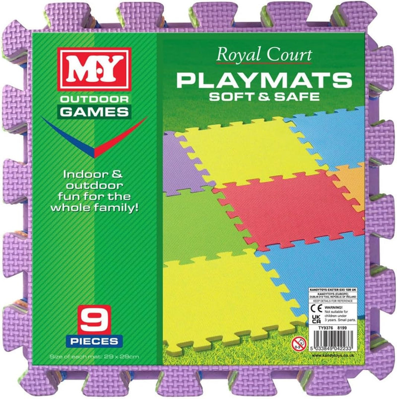 M.Y Interlocking Foam Play Mat - 29x29cm Thick, Multi Colour Soft EVA Baby Floor Tiles