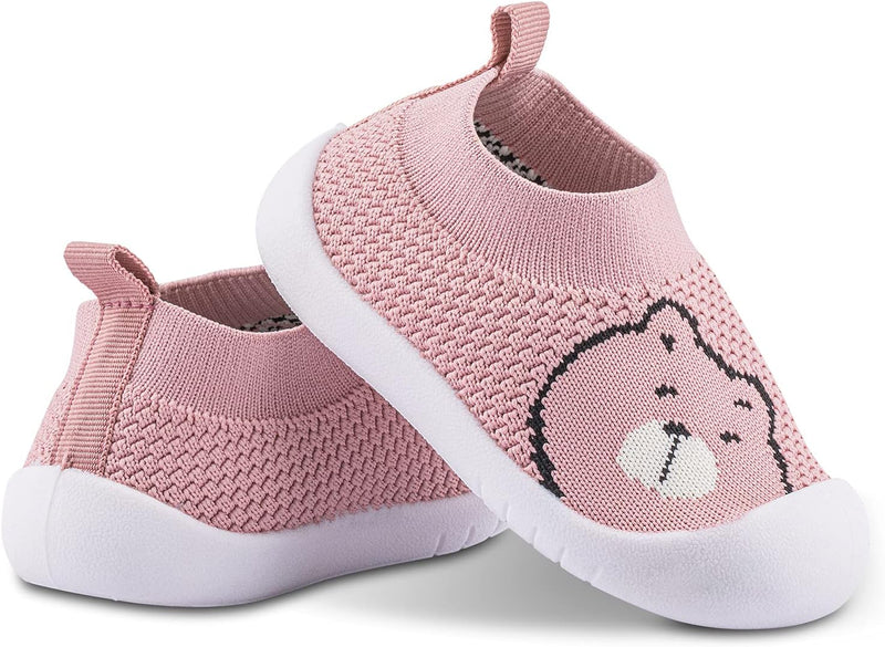 Baby Toddler Non-Skid Sock Shoes Indoor Slipper Breathable Cotton Mesh Lightweight Sole Infant Boy Girls Kids Children