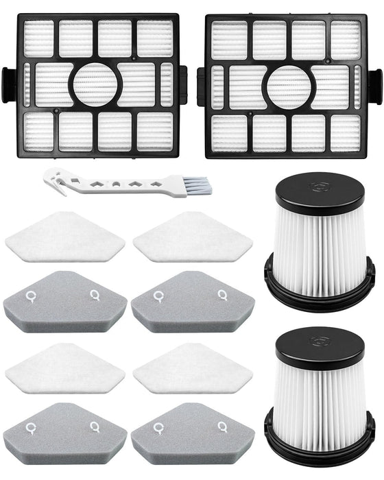 BU3120 BU3521 BU3523 HEPA Filter Replacement Compatible with Shark Clean & Empty Cordless Stick Vacuum, Fit for Shark Clean Lightweight Cordless Stick Cleaner Auto Empty System