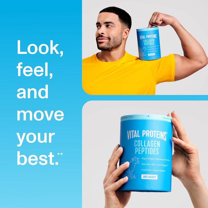 Collagen Peptides, 567 g, Unflavoured Bovine-Sourced, 56 Servings