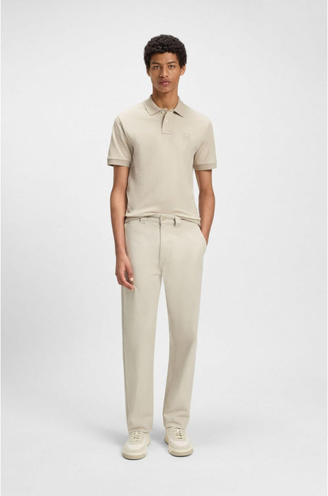 BOSS Men's Passenger Slim Fit Stretch Cotton Polo Shirt with Logo Patch