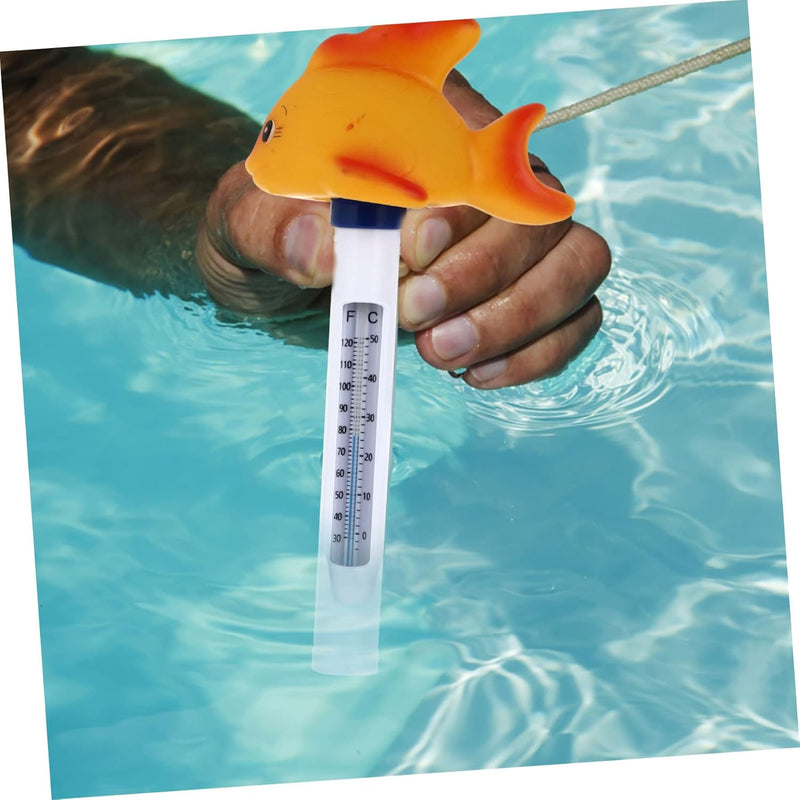 ZHUGI Infant Toy Toys Outdoor Toys Animal Toy Baby Bathing Float Swim Goldfish Floating Temperature Gauge Orange Plastic Cartoon Buoy Digital Temperature Gauge