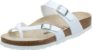 Mayari Birko Flor Thong womens Fashion Sandals - White (Bf White )