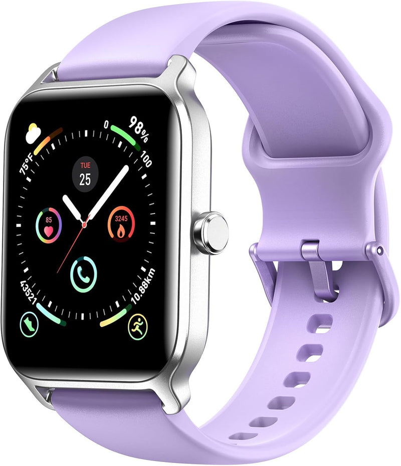 Fitpolo Smart Watch for Women Android & iPhone, Alexa Built-in [1.8" HD Screen] IP68 Waterproof Fitness Watch with Bluetooth Call (Answer/Make), Heart Rate/Sleep/SpO2 Monitor, 105 Sports Trackers