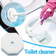 BIGTHREE Toilet Wand Refills, 30 Refills Disposable Toilet Wand Heads Brush Compatible for Clorox Toilet Wand Refills, Toilet Cleaning Sponges Heads Toilet Wand Refills, Replacement Cleaning Brush