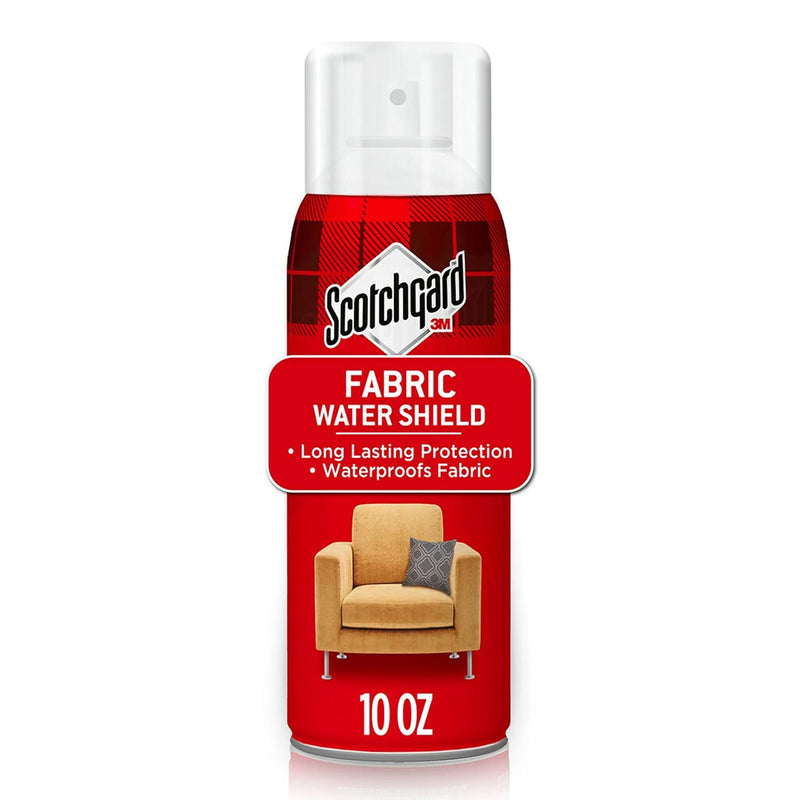 Scotchgard Fabric Water Shield 10 oz (283ml), 1 can/pack | Repels Spills | Blocks stains | Ideal for Couches, Pillows, Shoes | Long Lasting Protection | Dries quickly and odorless