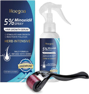 120ml 5% Minoxidil Spray Kit, 5% Minoxidil for Men Foam, Minoxidil for Women Hair Growth, Minoxidil for Men Beard Growth Kit,Women Hair Regrowth Kit - Minoxidil Spray Kit