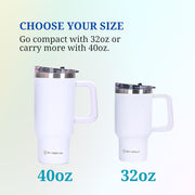 Westing House 32oz/946ml Double-Wall Stainless Steel Insulated Tumbler | BPA-Free Reusable Cup for Coffee, Water, Iced Tea & More | 6 hrs Hot & 9 hrs Cold | Ideal for Indoor & Outdoor Use | Black
