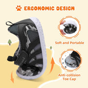 L-RUN Toddler Boys Girls Sneakers Kids Breathable Walking Shoes Barefoot Strap Non-Slip Sole Tennis Shoes