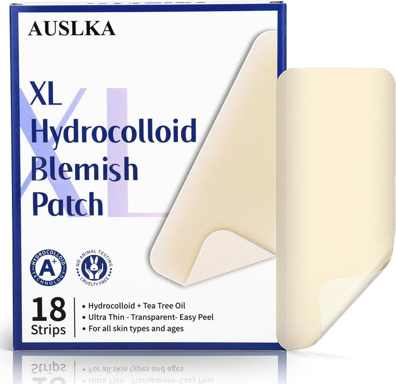 AUSLKA Large Blemish Pimple Patches XL (18 Strips)