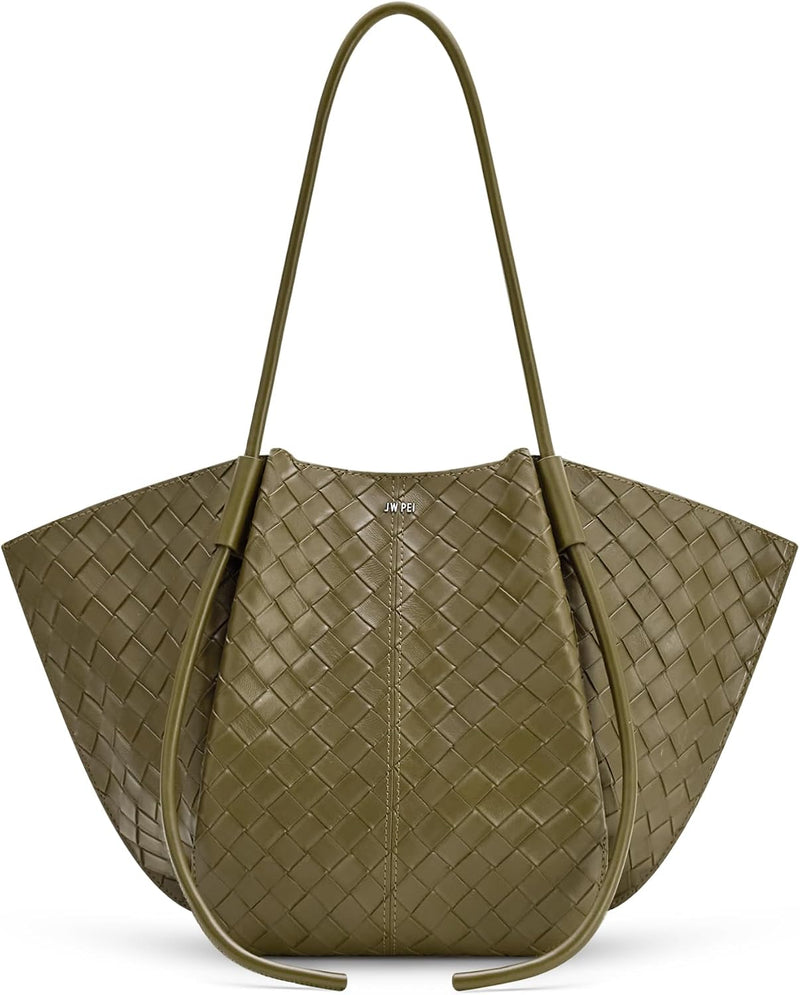 Women's Nala Wide Tote Bag - Olive Green